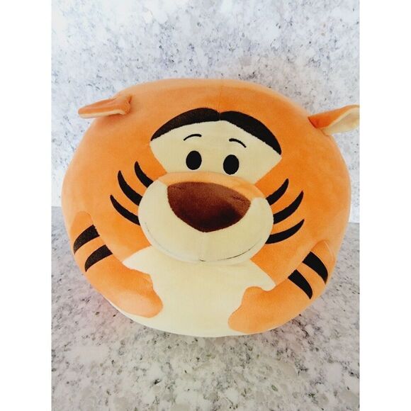 TY Beanie Ballz Disney Tigger Ball Shape 12-13"" Plush Stuffed Animal Orange - Picture 1 of 6